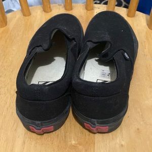Black vans never worn